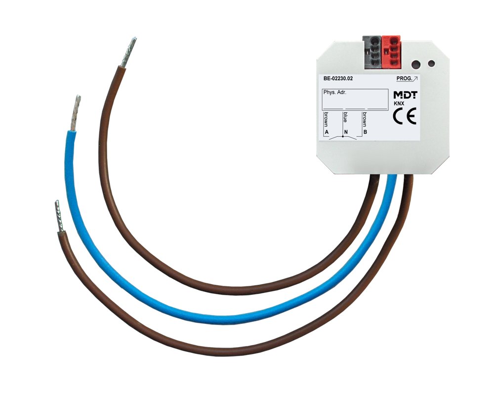 [BE-02230.02] KNX drukknopinterface 2-voudig, inbouwmontage, versie 230 V AC