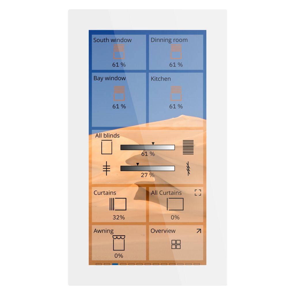 [BE-GTSP6TW.01S] KNX glazen touch Smart Plus 6 inch, KNX Data Secure, wit