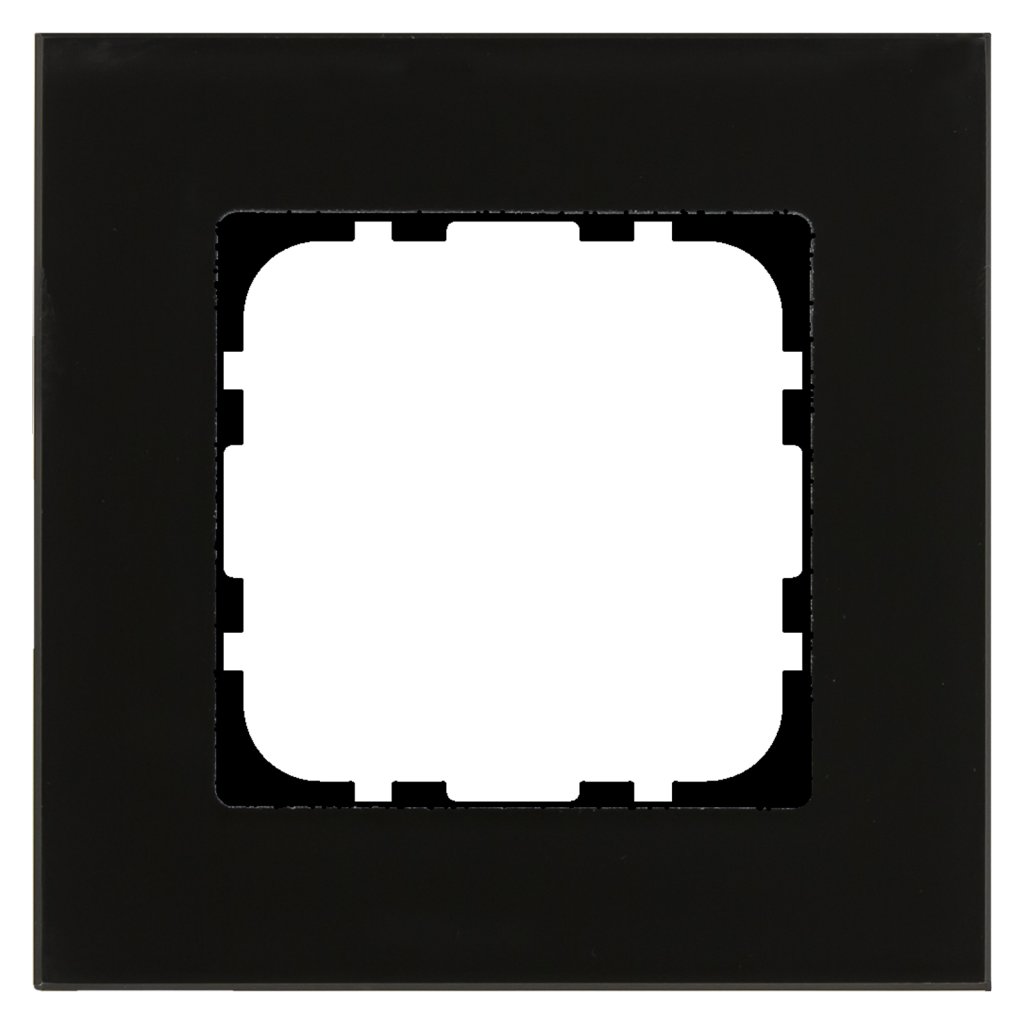[BE-GTR1S.01S] MDT glazen afdekraam 1-voudig voor 55mm-programma's, zwart