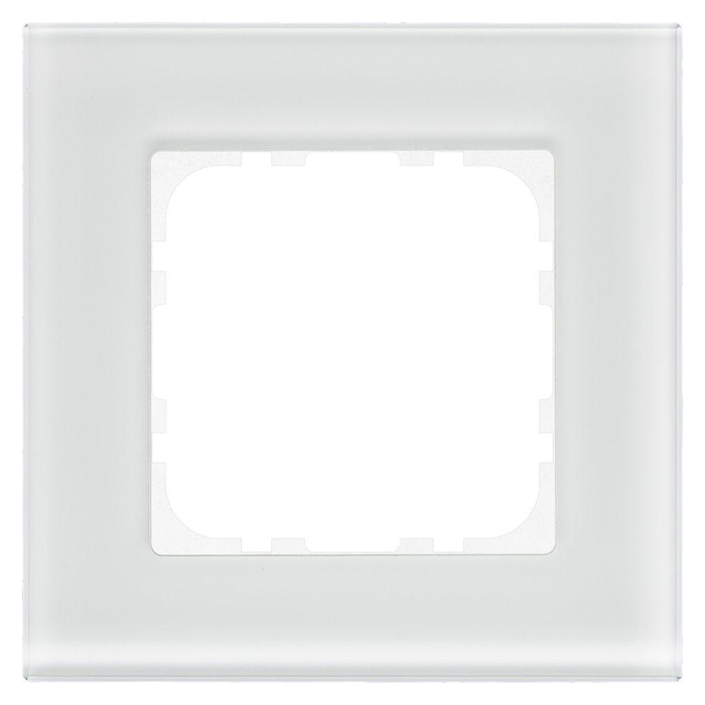 [BE-GTR1W.01] MDT glazen afdekraam 1-voudig voor 55mm-programma's, wit