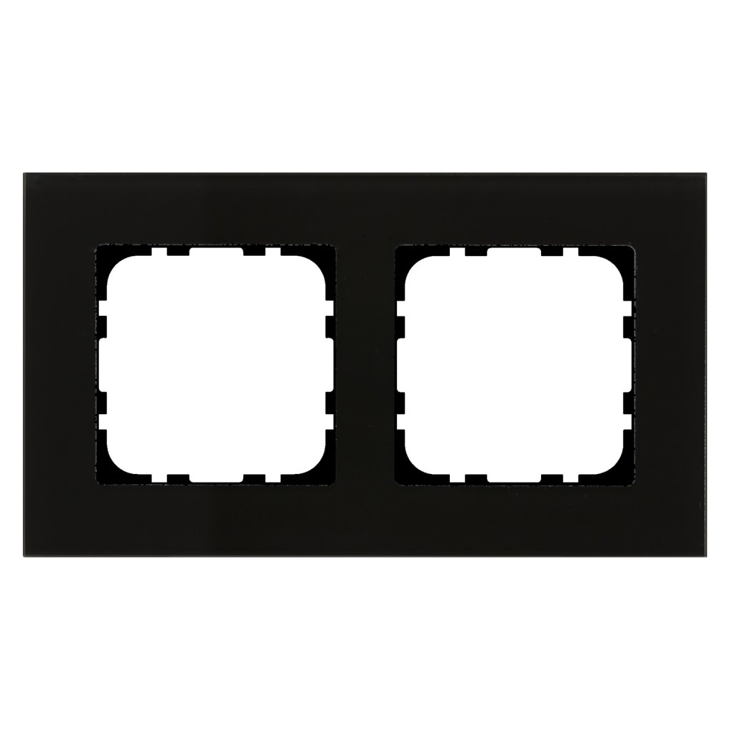 [BE-GTR2S.01S] MDT glazen afdekraam 2-voudig voor 55mm-programma's, zwart