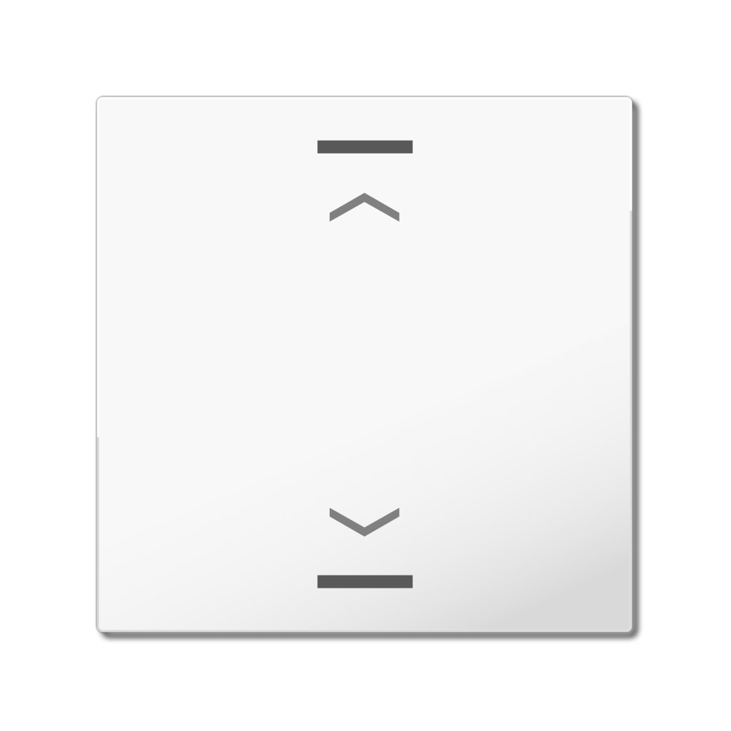 [TAL-55W1A02.02] MDT wip voor KNX Taster Light 55 1-voudig, zuiver wit glanzend, jaloezie