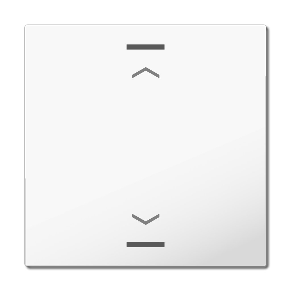 [TAL-63W1A04.02] MDT wip voor KNX Taster Light 63 1-voudig, studio wit glanzend, jaloezie