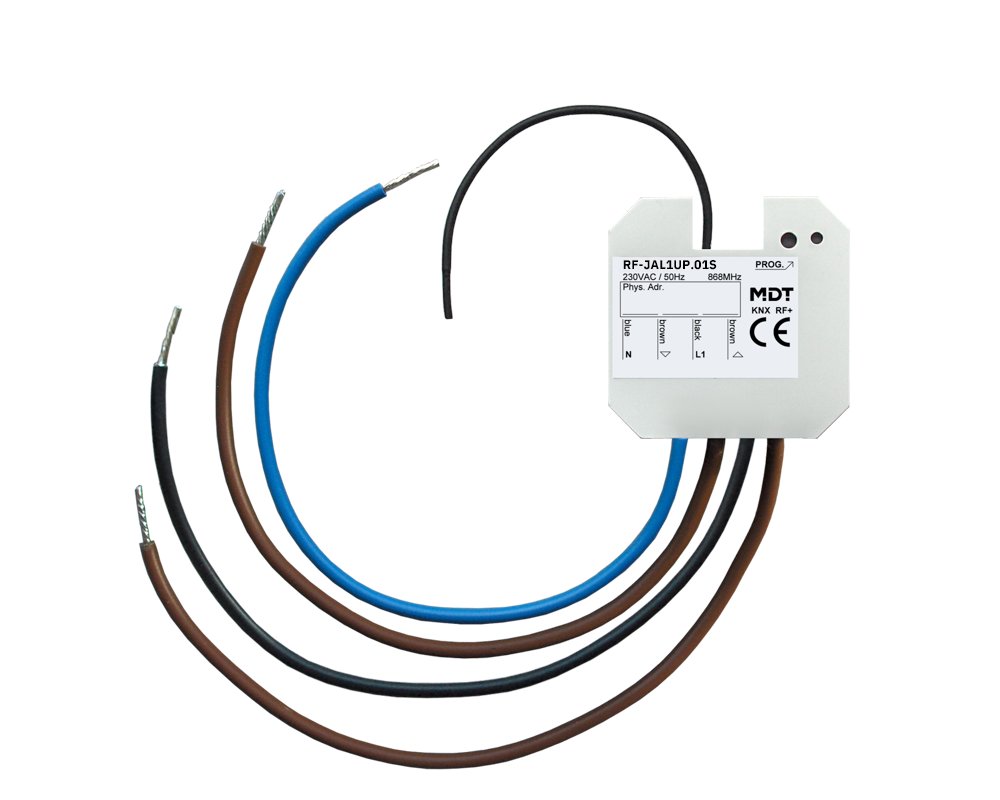 [RF-JAL1UP.01S] KNX RF+ jaloezieactor 1-voudig, inbouwmontage, 10 A, 230 V AC, Secure