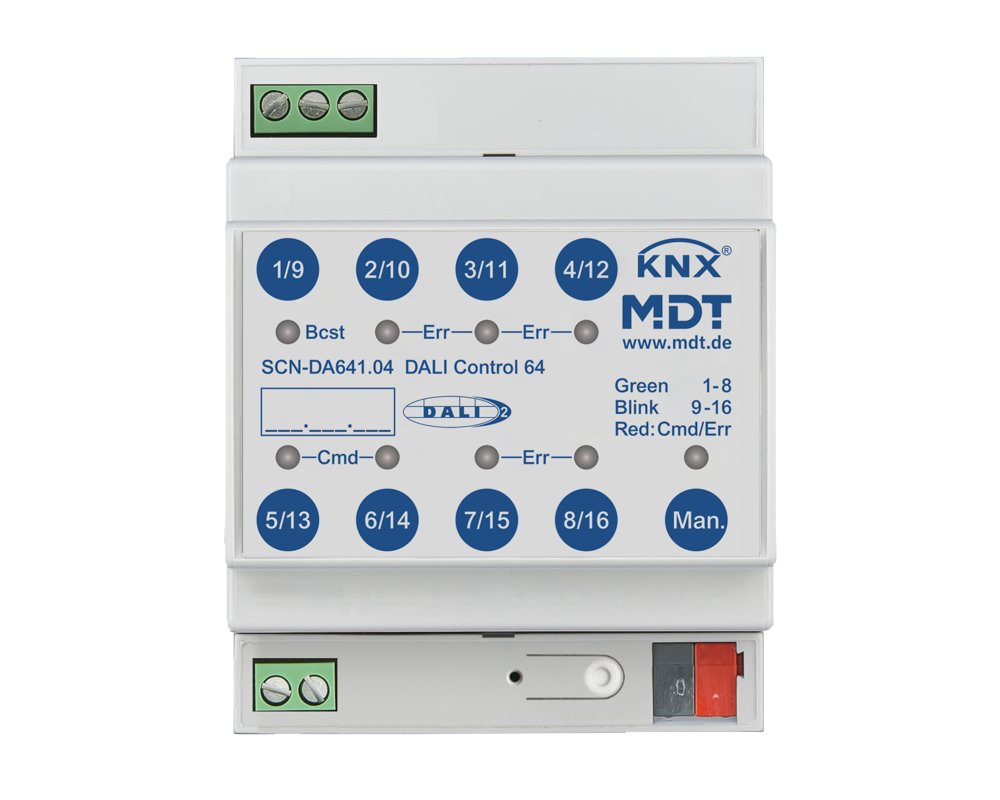[SCN-DA641.04] DALI Control 64 Gateway, 4TE REG, KNX, MDT