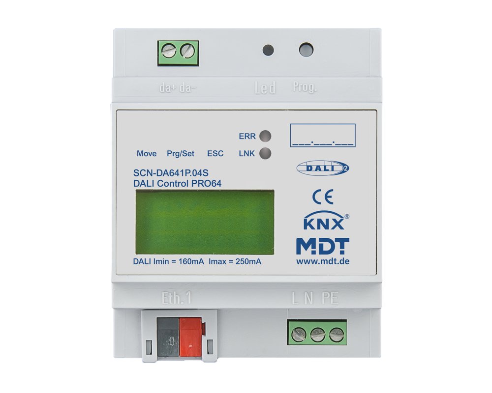 [SCN-DA641P.04S] DALI Control Pro64 Gateway, 4TE REG, KNX, MDT, Secure