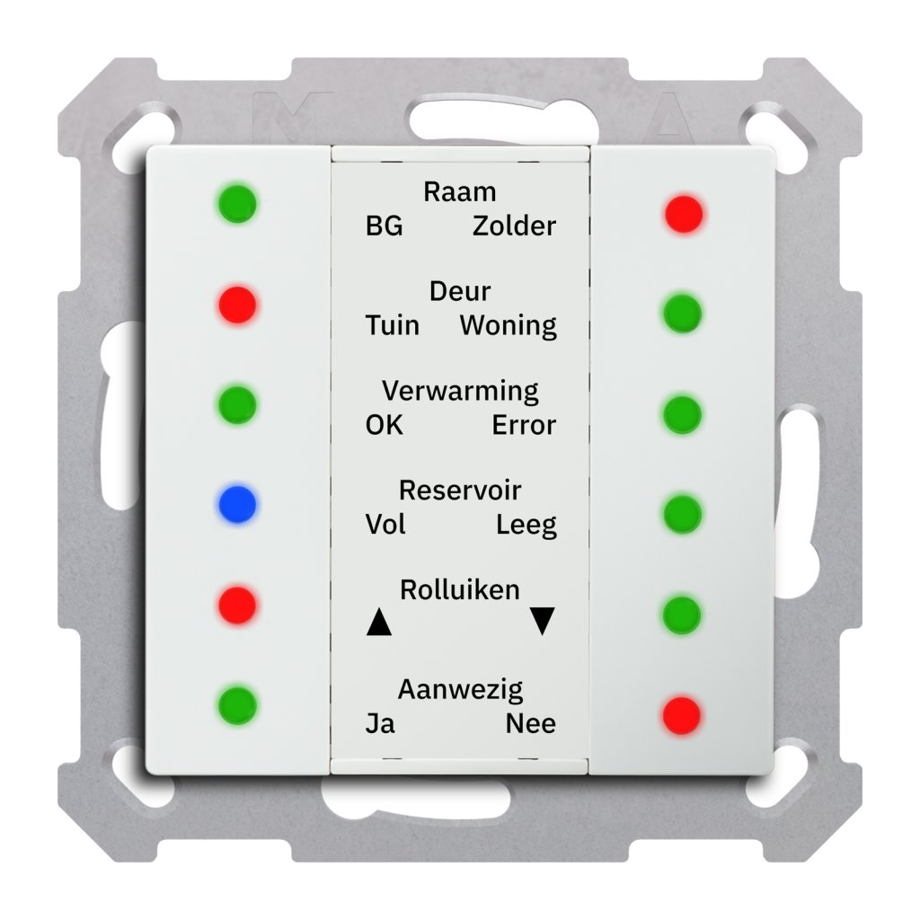 [SCN-LED55.01] KNX LED-scherm 55, zuiver wit glanzend