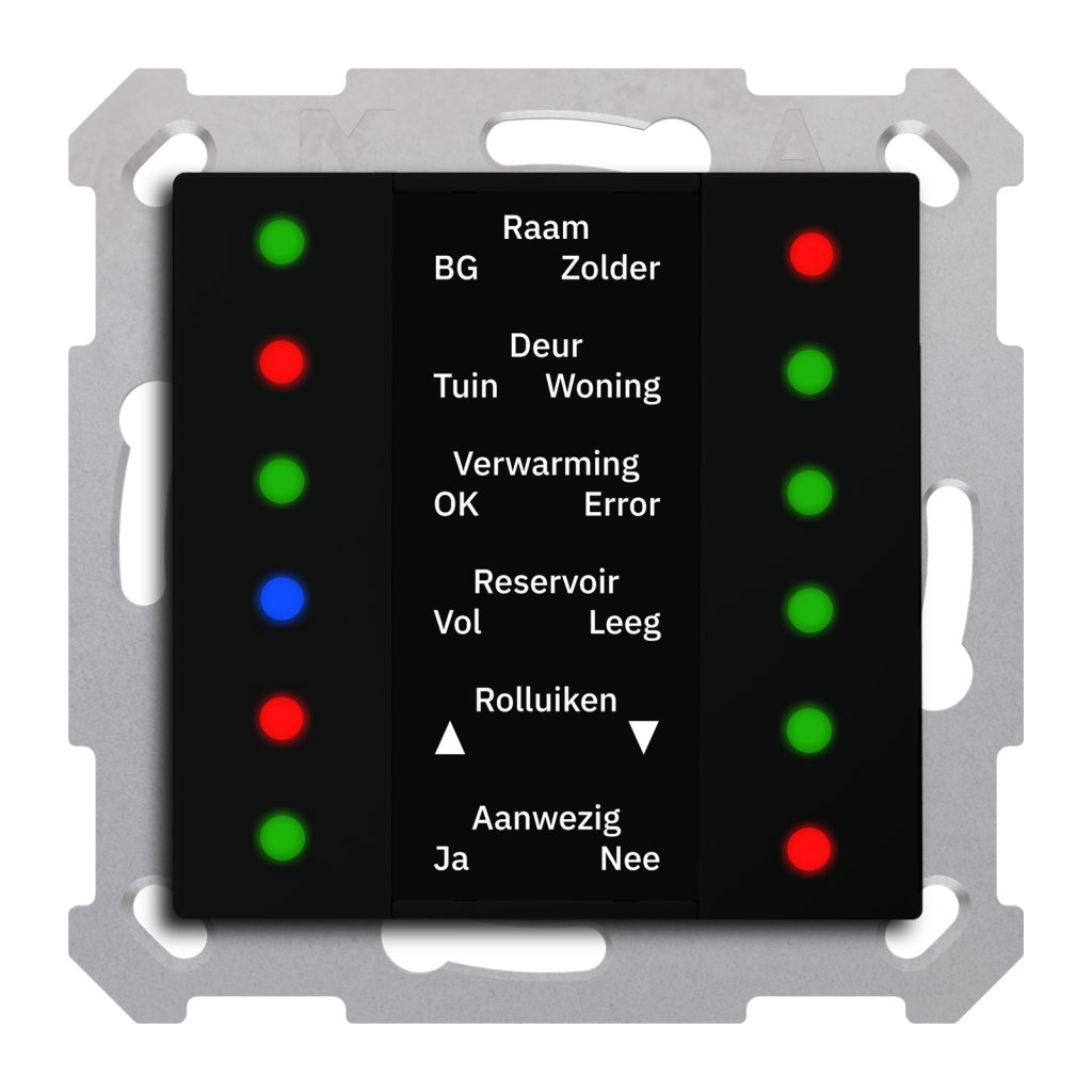 [SCN-LED5506.01] KNX LED-scherm 55, mat zwart