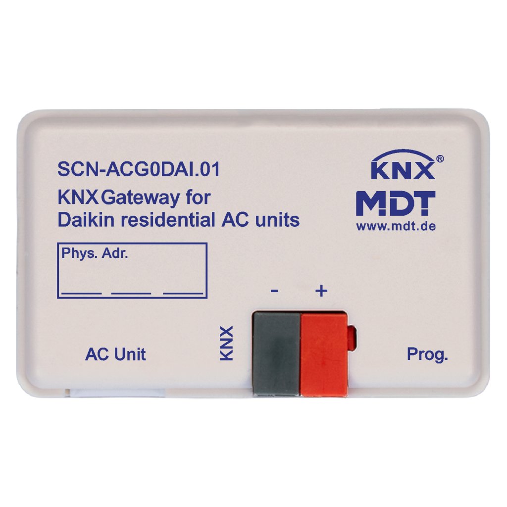[SCN-ACG0DAI.01] KNX-gateway voor Daikin residentiële airconditioningsystemen, inbouw