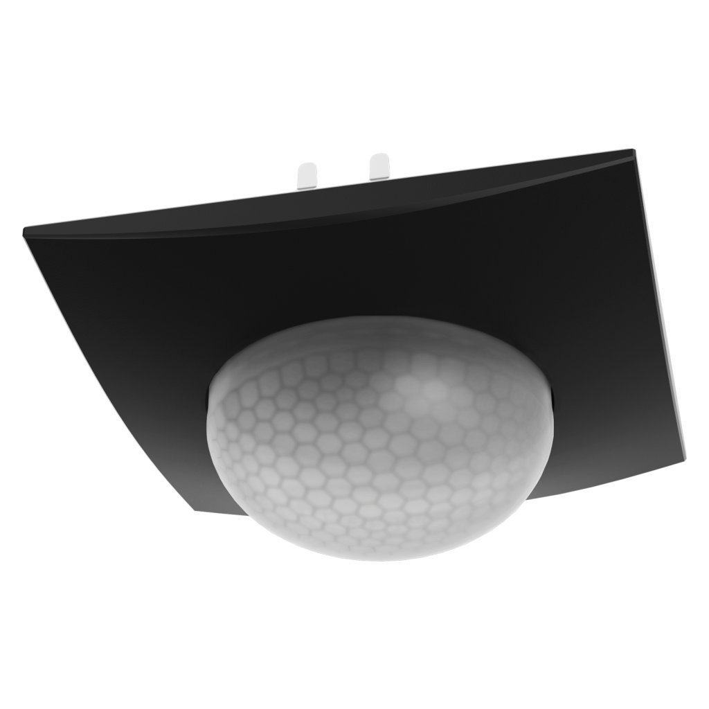 [SCN-P360K306.03] KNX aanwezigheidsmelder 360° met constante lichtregeling, 3 sensoren, mat zwart