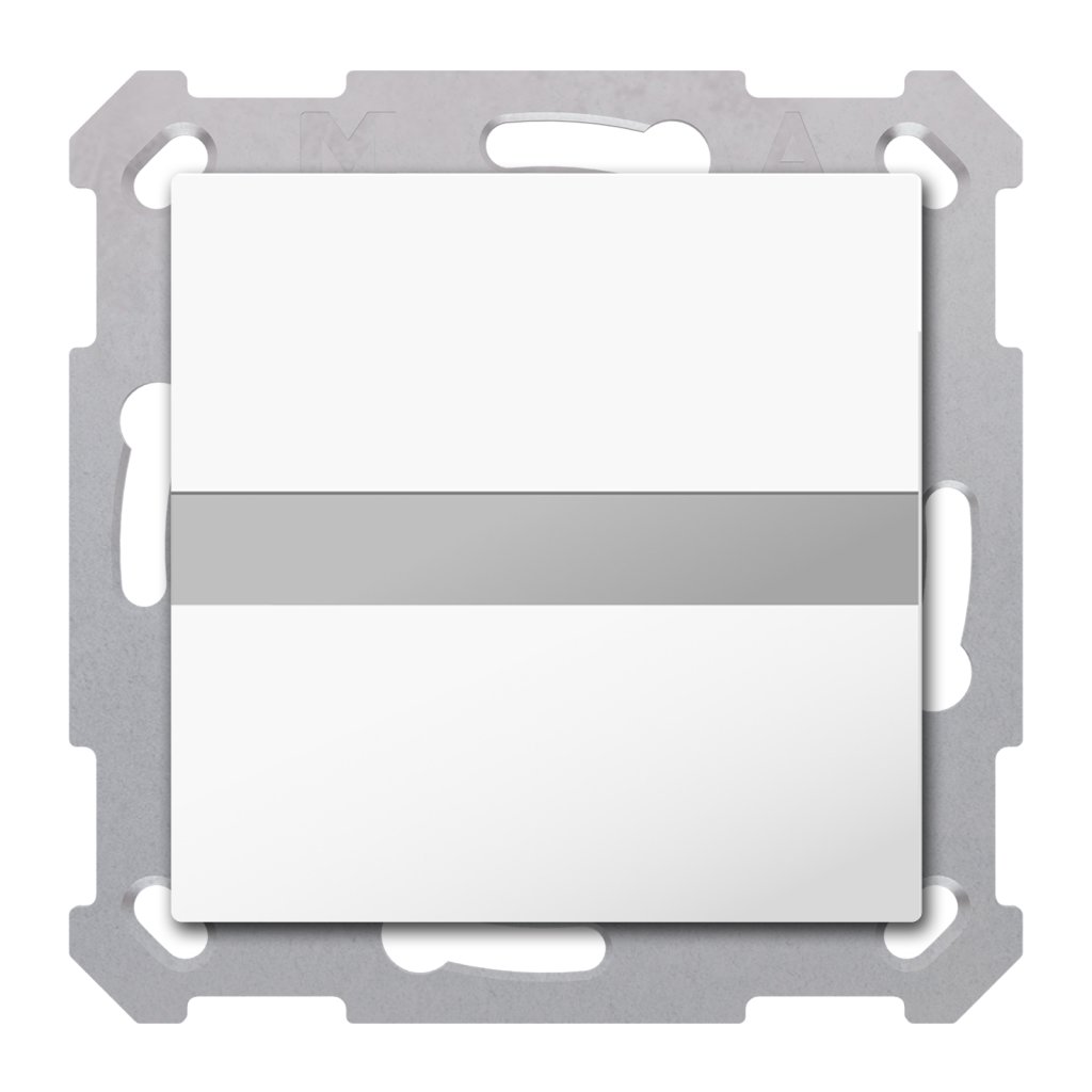 [BWM-55001.03S] KNX bewegingsmelder/automatische schakelaar 55, zuiver wit mat, Secure