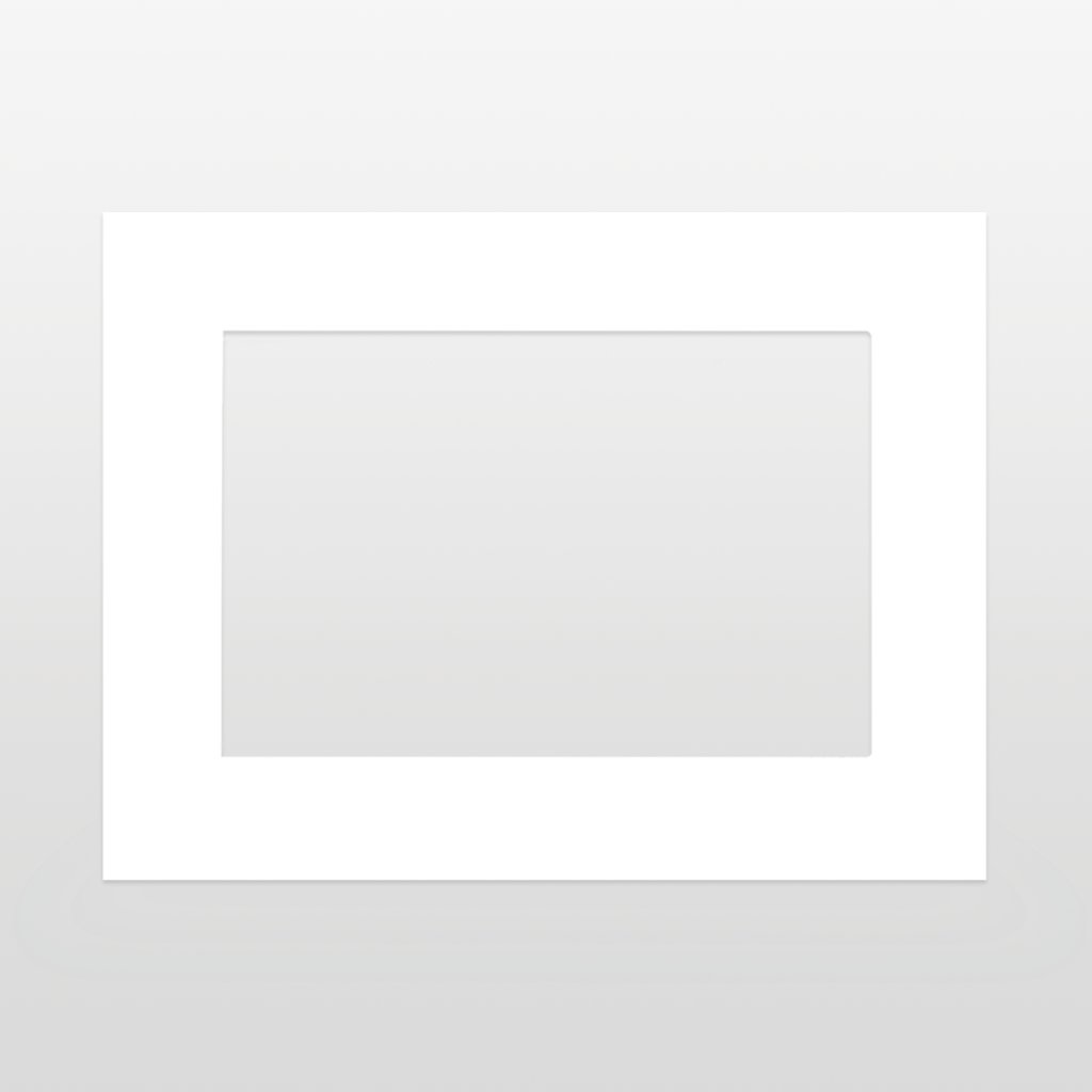 [VCB-07WS.04] MDT glazen afdekraam wit, 17,7 cm/7 inch