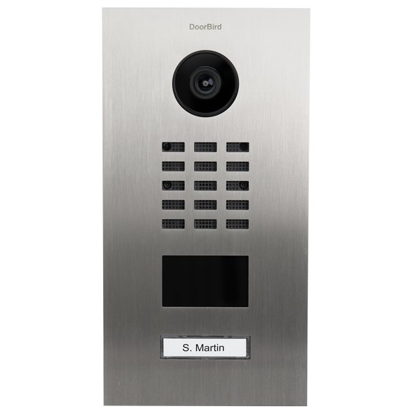 [429614837] DoorBird D2201V IP Video Intercom · Stainless steel V2A, brushed