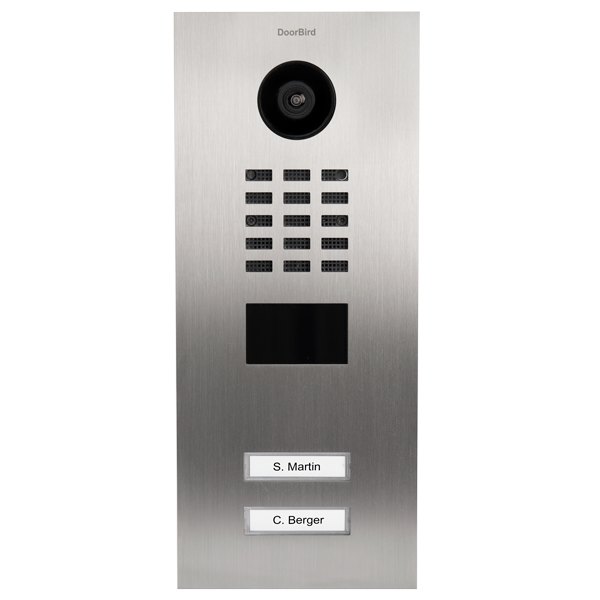 [429614868] DoorBird D2202V IP Video Intercom · Stainless steel V2A, brushed