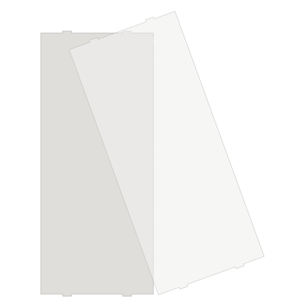 [ZSFA5500] MDT tekstveldafdekking voor taster BE-TA550x.x2, wit
